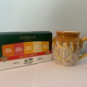 Vahdam India Tea & Honeybee Mug